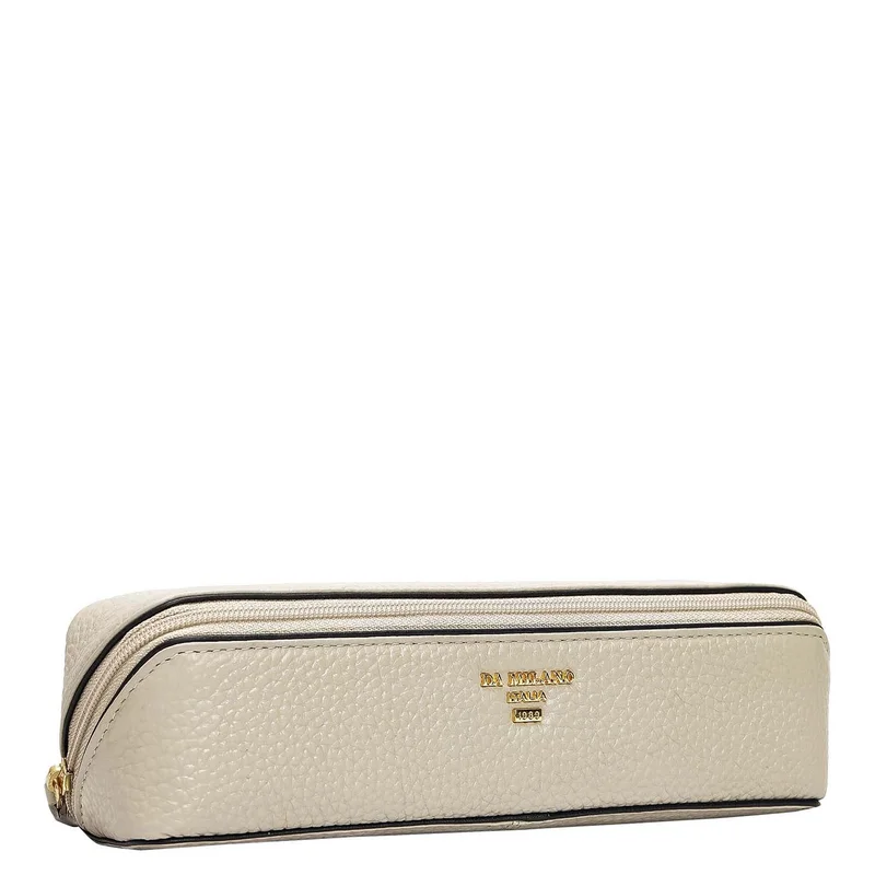 Da Milano Wax Leather Multi Pouch - Khaki